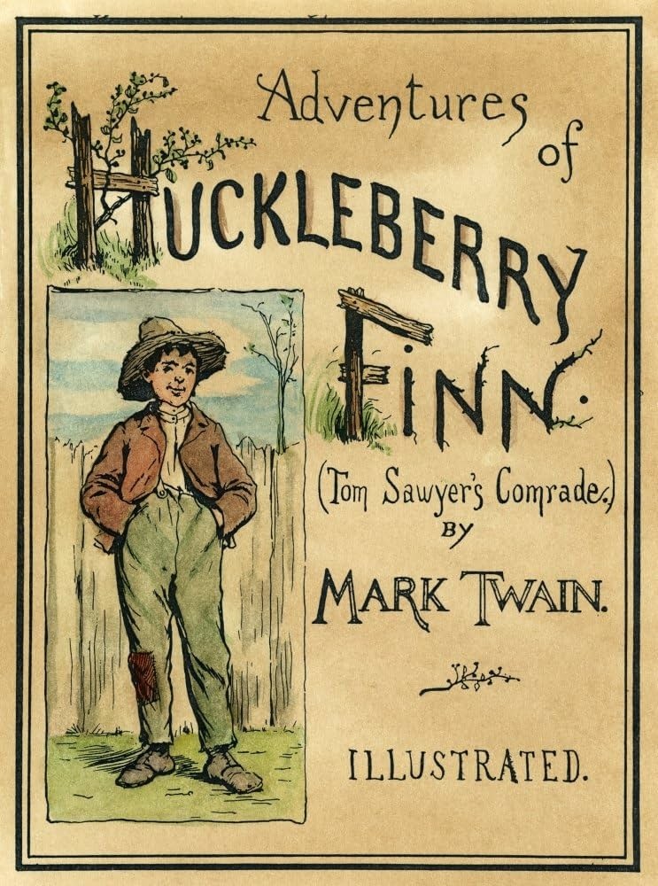 Huckleberry Finn Book Cover